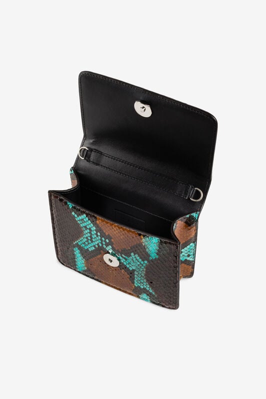 RC Small Roar Crystal-Embellished Shoulder Bag RC Small Roar Crystal-Embellished Shoulder Bag Brown QKB025-UC105