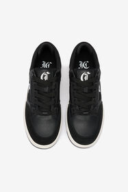 JC Black Leather Sneakers BLACK VFS066-VF524