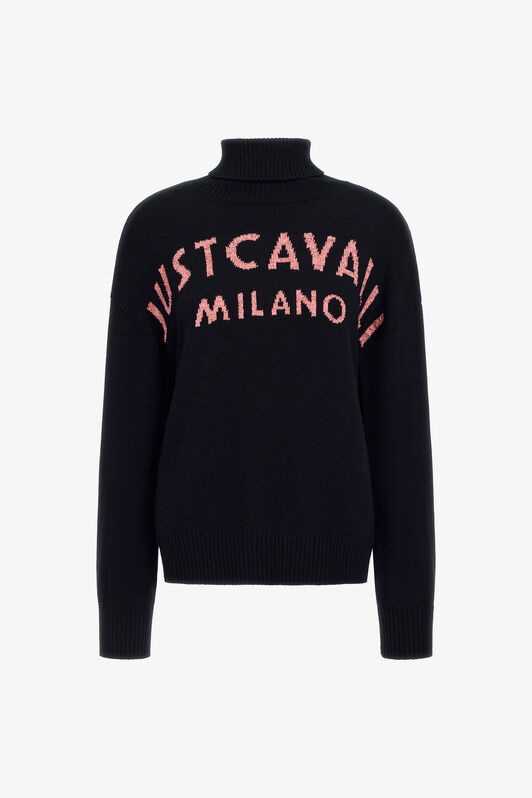 JC Just Cavalli Turtleneck sweater JC Just Cavalli Turtleneck sweater Black TFM019-TF144