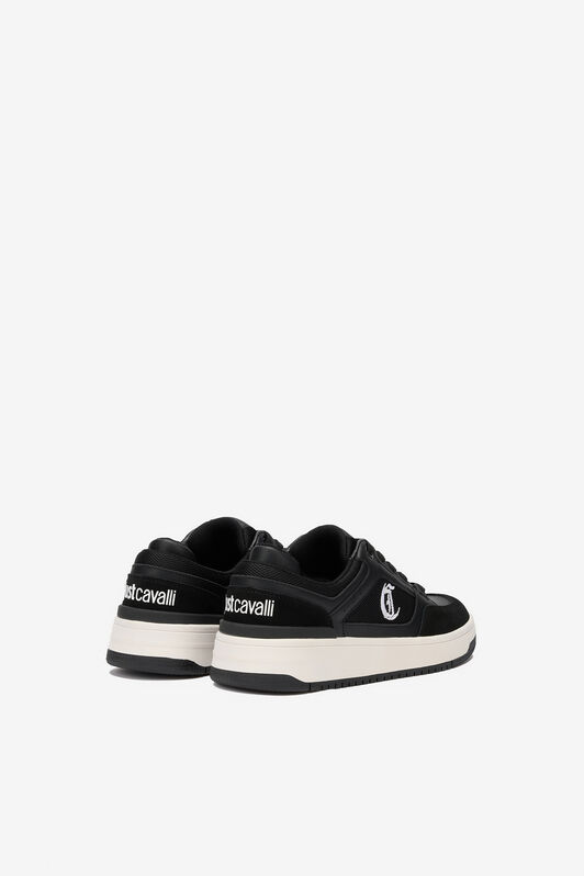 JC Black Leather Sneakers BLACK VFS066-VF524