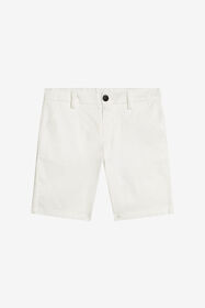 JU Cotton Shorts With RC Monogram White UJT205-RN012
