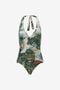 RC Einteiliger Badeanzug Mit Jungle-Druck RC Einteiliger Badeanzug Mit Jungle-Druck Grün SYW017-LNI88
