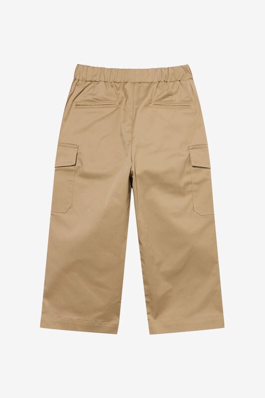 JU Beige Cargo Pants With Elasticated Waist JU Beige Cargo Pants With Elasticated Waist BEIG.MARZ. XJT22C-CE035