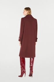 RC Double-Breasted Wool Coat Purple TWT502-GA061