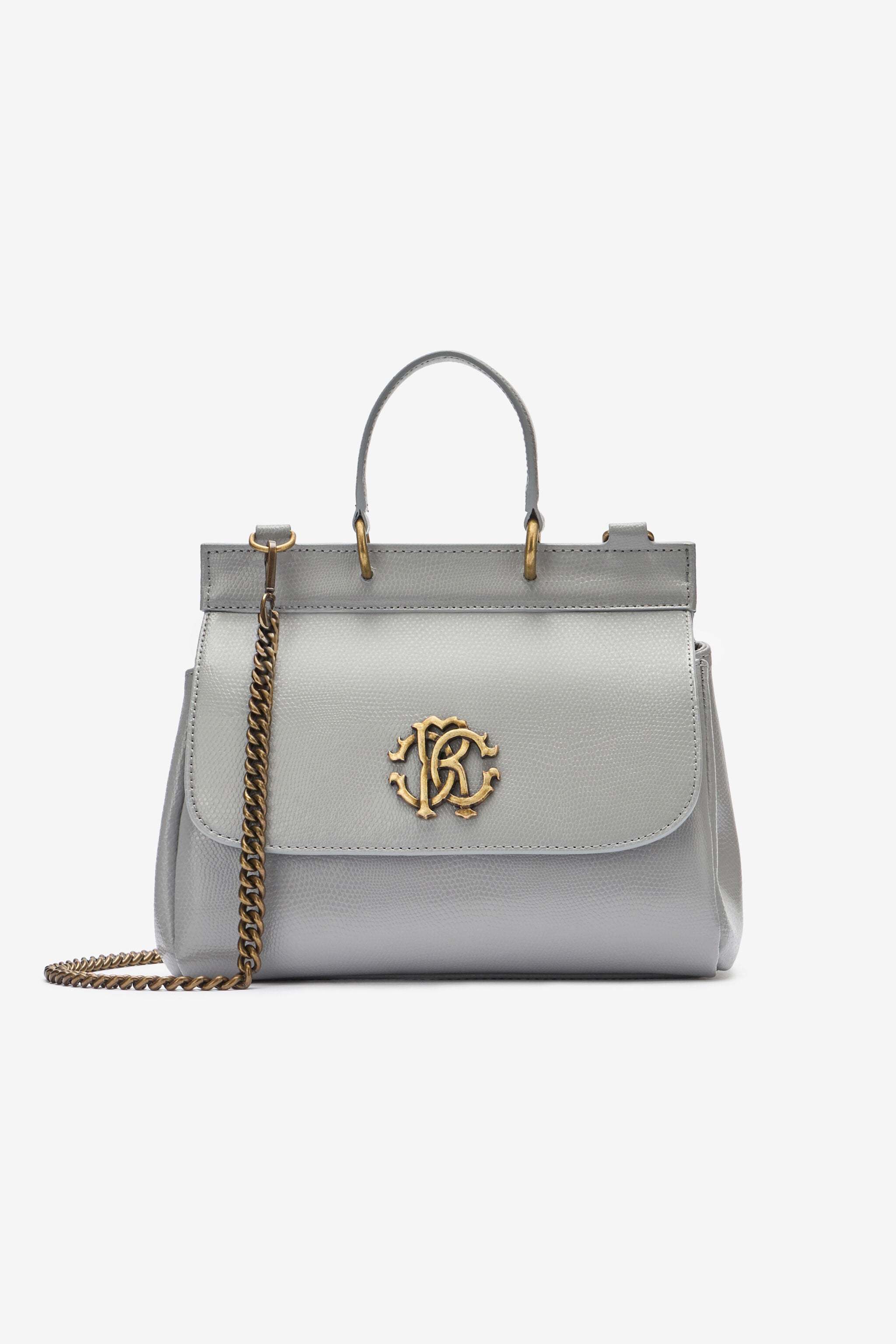 RC Handbag with Monogram RC RC Handbag with Monogram RC Gray OOB00A-PZ015