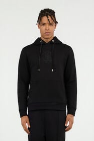 RC Sudadera Negra con Capucha Monogram RC BLACK QOT68A-CFU50