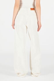 RC Wall Print Wide Leg Trousers RC Wall Print Wide Leg Trousers White UWT207-LG016