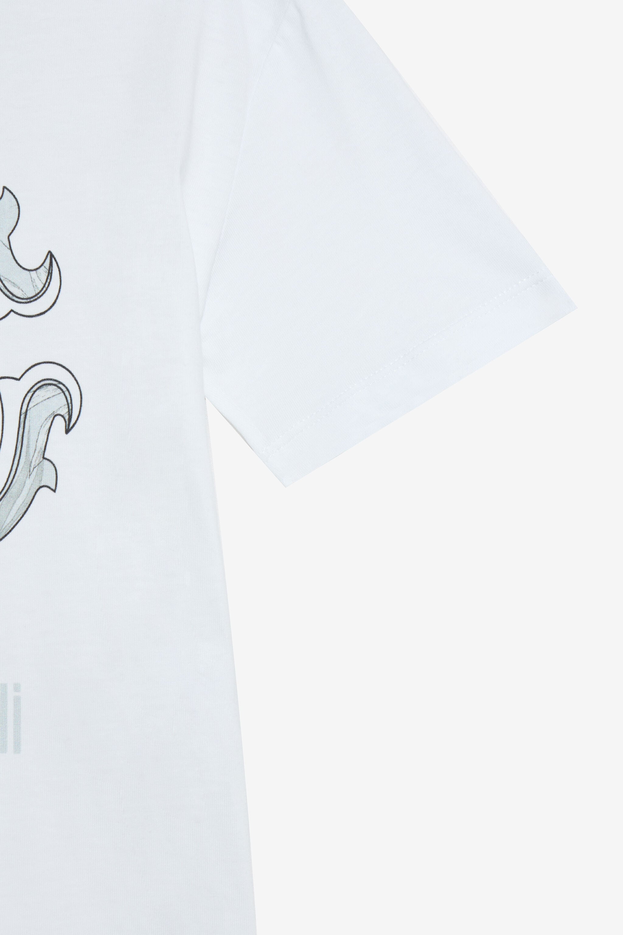 JU Cotton T-shirt with logo JU Cotton T-shirt with logo OPTICAL WHITE VJT60P-JD001