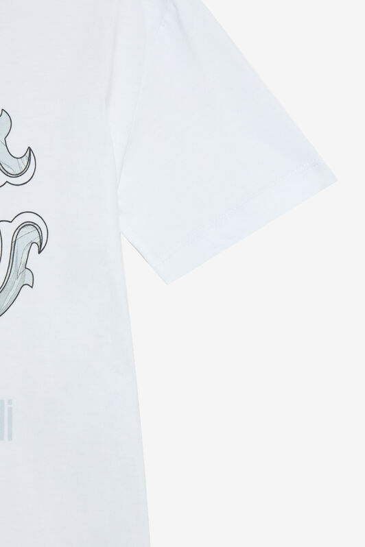 JU Cotton T-shirt with logo JU Cotton T-shirt with logo OPTICAL WHITE VJT60P-JD001