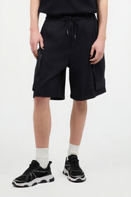 JC Shorts Con Maxi Tasche E Logo Nero UFT008-UF028