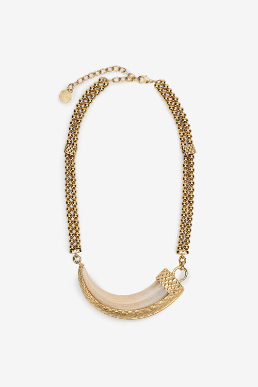 RC Gold Horn Necklace RC Gold Horn Necklace GOLD/BUTTER XQG001-AM041