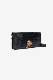 RC Long Crocodile-Print Roar Pochette RC Long Crocodile-Print Roar Pochette Black TKB012-PZ975