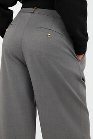 JC Pantalon Large Plissé Gris GRIGIO MELANGE VFT148-VF227