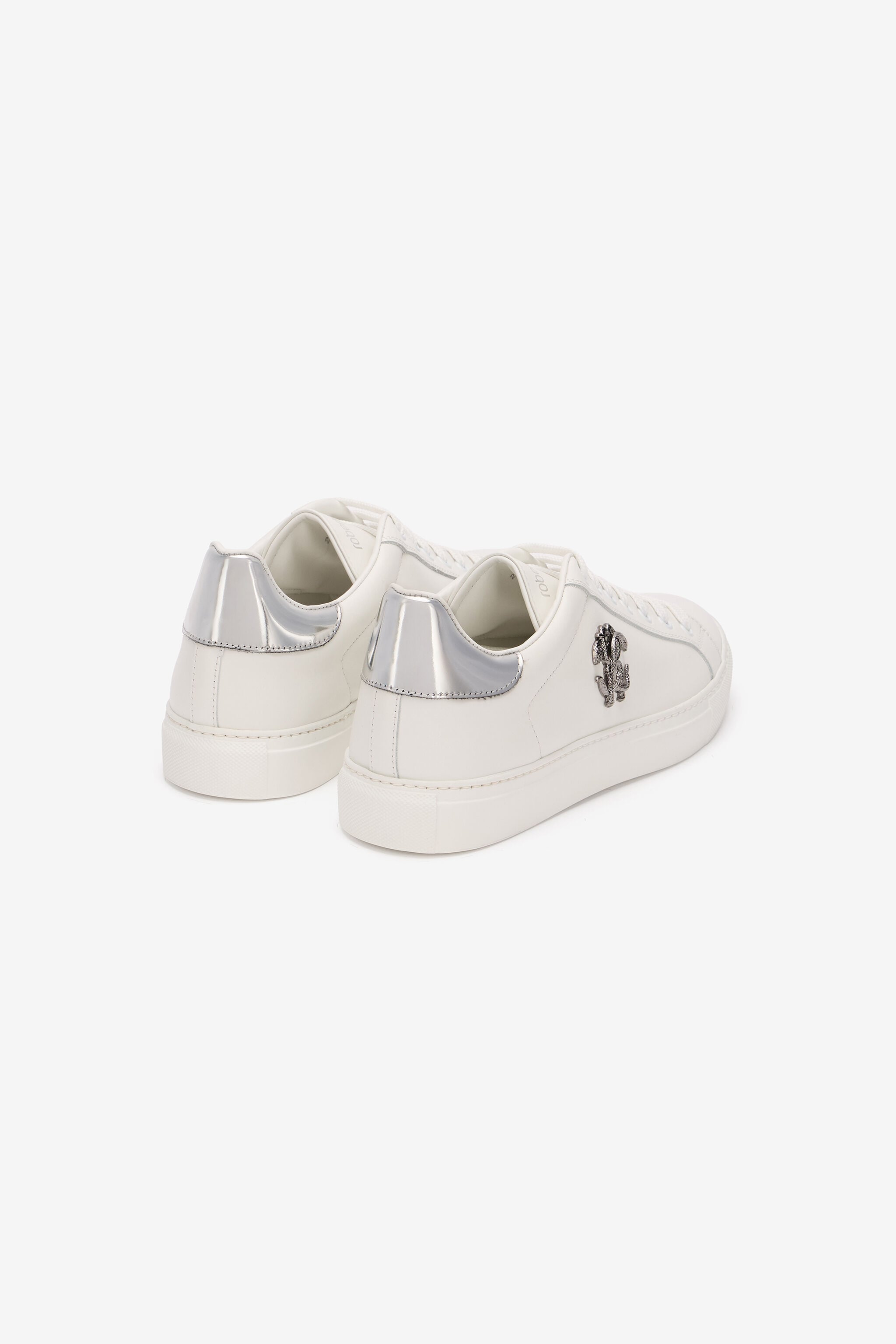 White Sneaker with Monogram RC in WHITE/ANTIQUE NIKEL for Men
