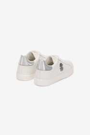 RC Baskets Blanches avec Monogram RC WHITE/ANTIQUE NIKEL SOS00B-PZB23