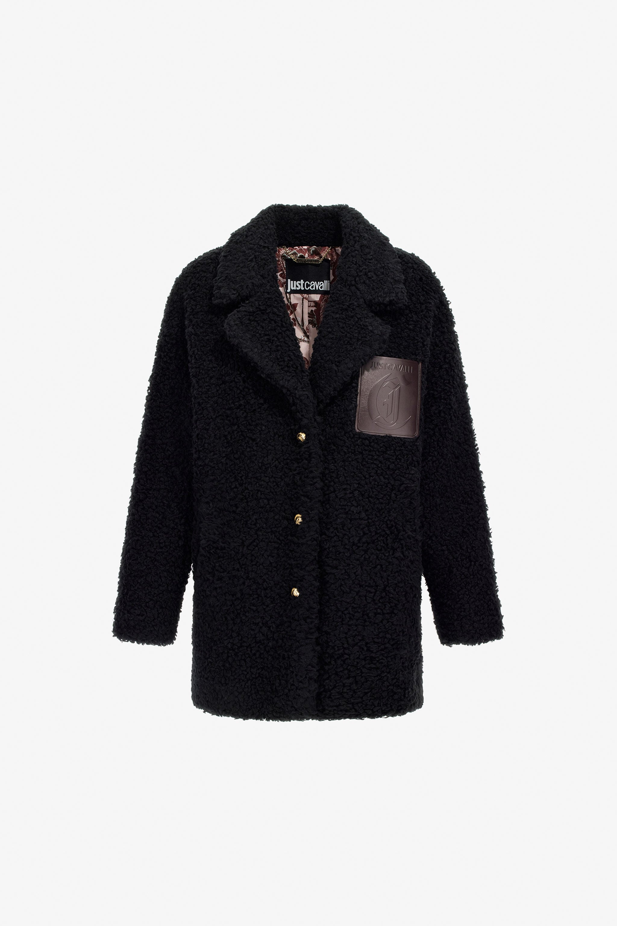 JC Just Cavalli Eco-fur Black TFT157-TF224