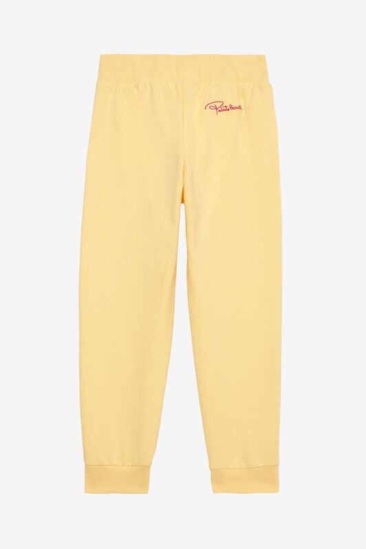JU Sport Pants With RC Monogram And Logo JU Sport Pants With RC Monogram And Logo Yellow UJT23J-CF050