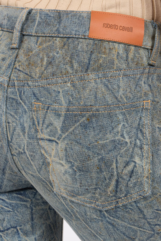 RC Flare Jeans in Cotton RC Flare Jeans in Cotton BLUE/BROWN XQJ205-VT001