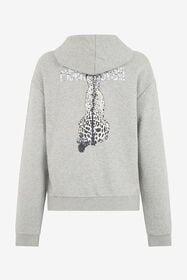 RC Grauer Zip-Hoodie GREY MELANGE TOT66A-CF004