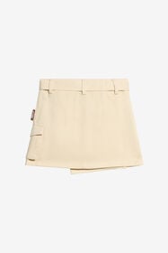 JC Minigonna In Cotone Beige IVORY PRISTINE WFT30J-FN038