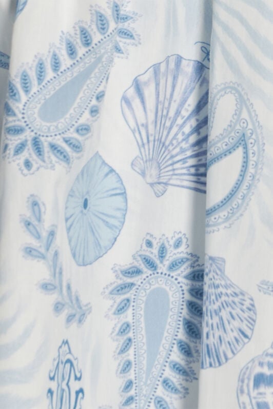 JU Printed Dress JU Printed Dress Light blue UJT105-JD001