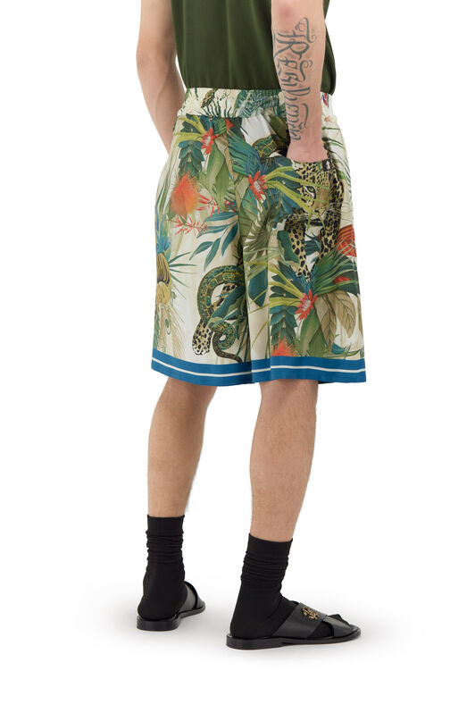 RC Jungle Print Shorts Grün SRT272-4QL46