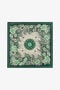 RC Scarf with Zebra Pattern and Mirror Snake Monogram RC Scarf with Zebra Pattern and Mirror Snake Monogram Green TALR54-IR071