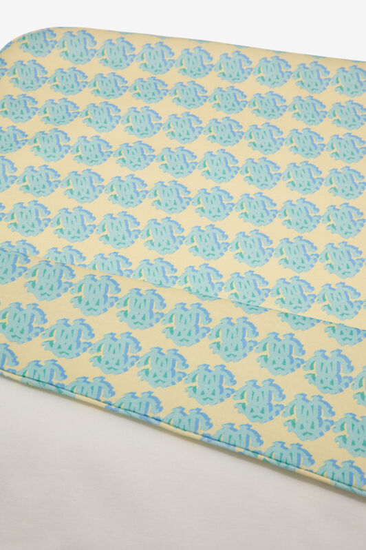 JU Manta para bebé con estampado de logo JU Manta para bebé con estampado de logo Verde claro SJT804-JFI67