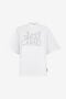 JC T-shirt blanche avec logo ajouré WHITE VFT188-VF311
