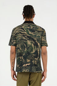 JC Tiger Camu Print Polo VERDE 185 VFT024-VF068
