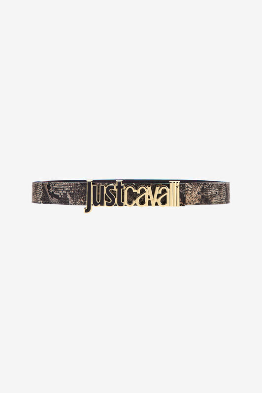 JC Just Cavalli Python-Print Belt JC Just Cavalli Python-Print Belt DOE RKP836-RK587