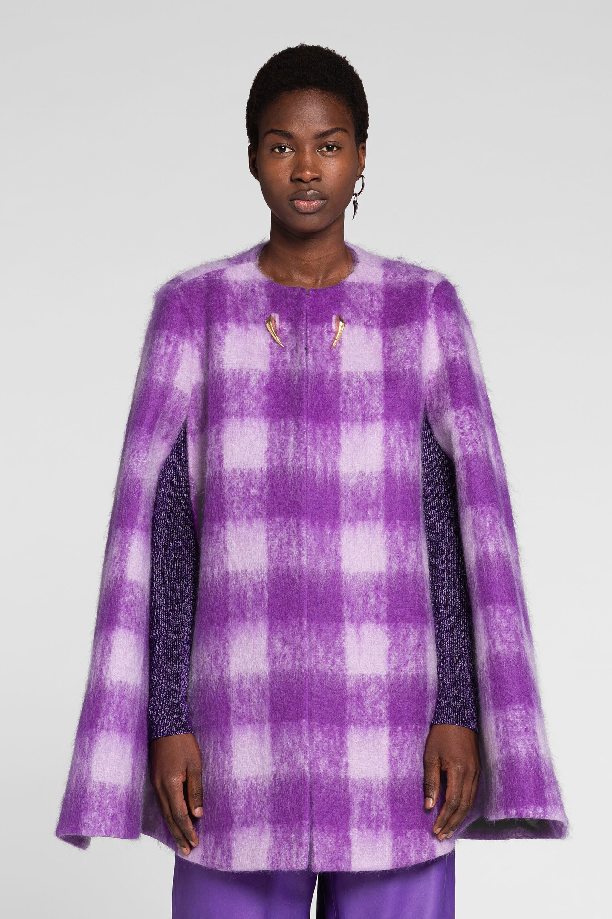 RC Tartan Cape RC Tartan Cape PURPLE PQT506-WC006