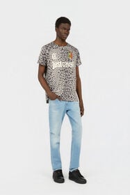JC The Jaguar Kiss Print T-Shirt 899 BLACK + 833 SEDO WFT053-WF083