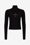 JC Black Cut-Out Turtleneck Sweater JC Black Cut-Out Turtleneck Sweater BLACK VFM039-VF295