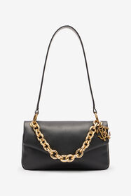 RC Shoulder Bag With Chain And Charm Black VKB015-PNE02