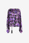 RC Kaftan-Top aus Seide mit Rosenprint RC Kaftan-Top aus Seide mit Rosenprint Lila PQT725-4QF03