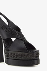 RC Platform sandals Noir SWS007-PZ899