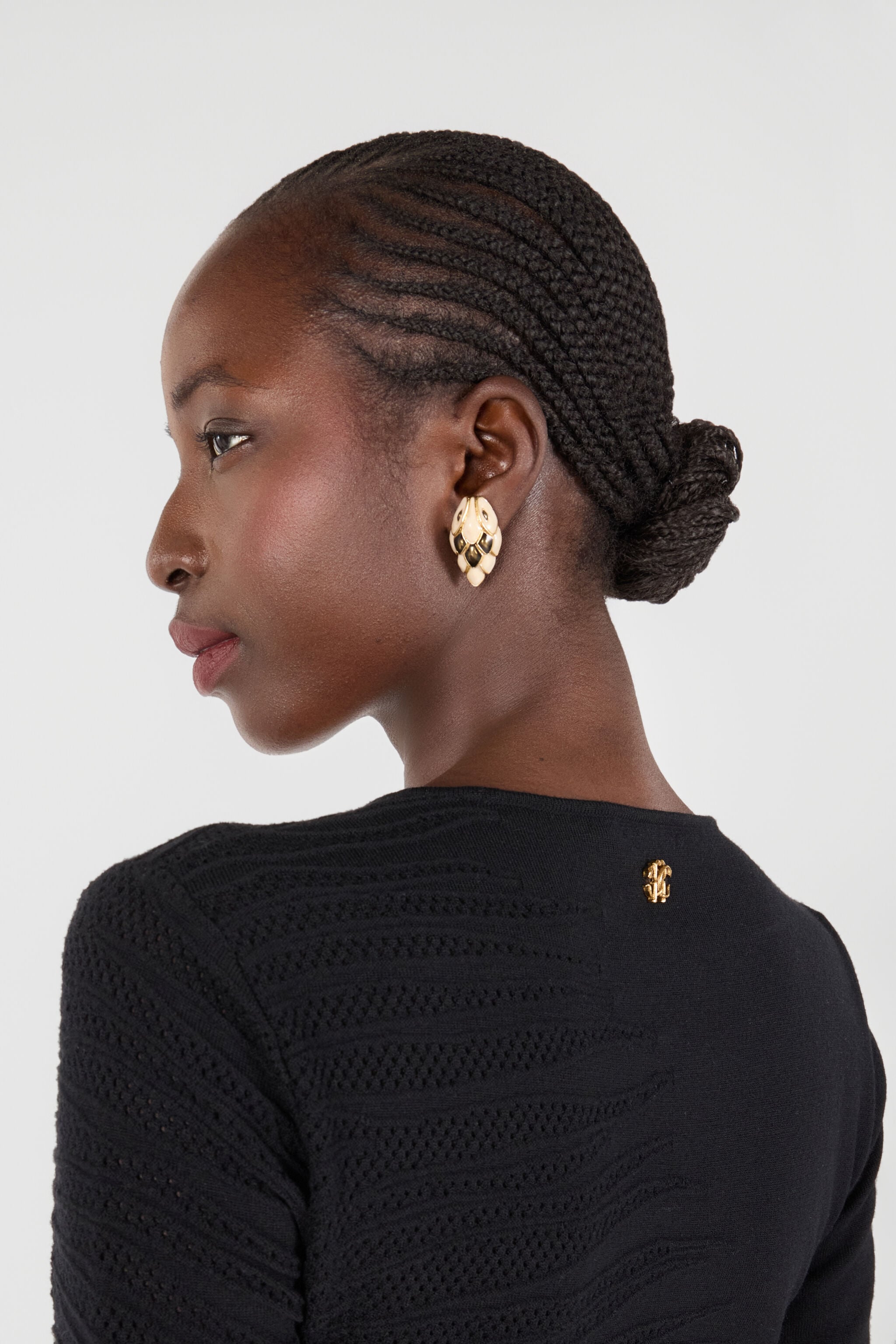 RC Snake clip-on earrings RC Snake clip-on earrings Black UKG020-AM021