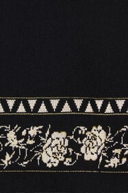 RC Polo En Maille À Motif Jacquard Noir VNM640-MQ027