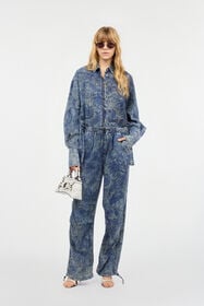 JC Camisa Con Estampado Floral Azul UFT144-UF210