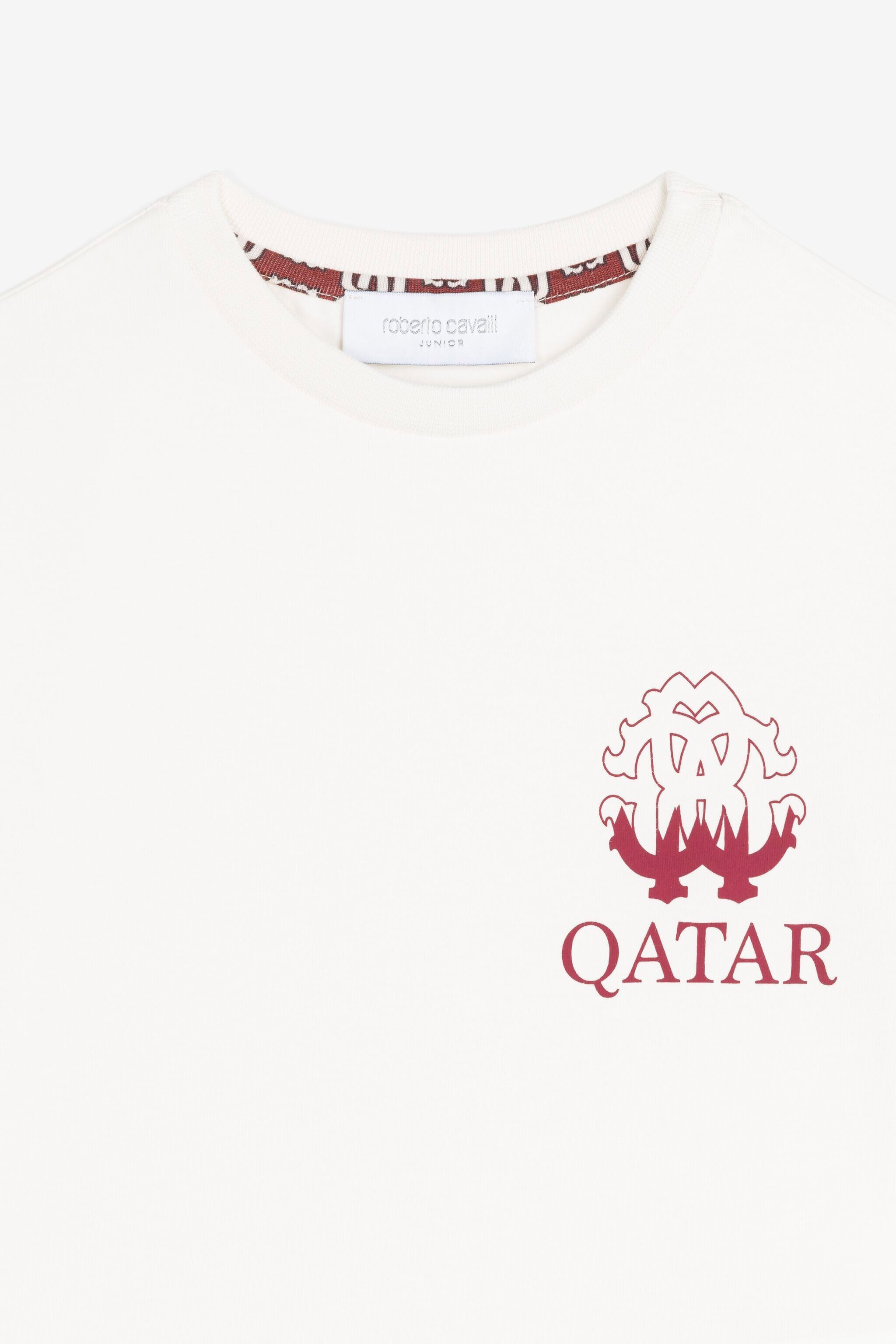 JU T-shirt con stampa Qatar JU T-shirt con stampa Qatar Bianco PJT60P-JV025