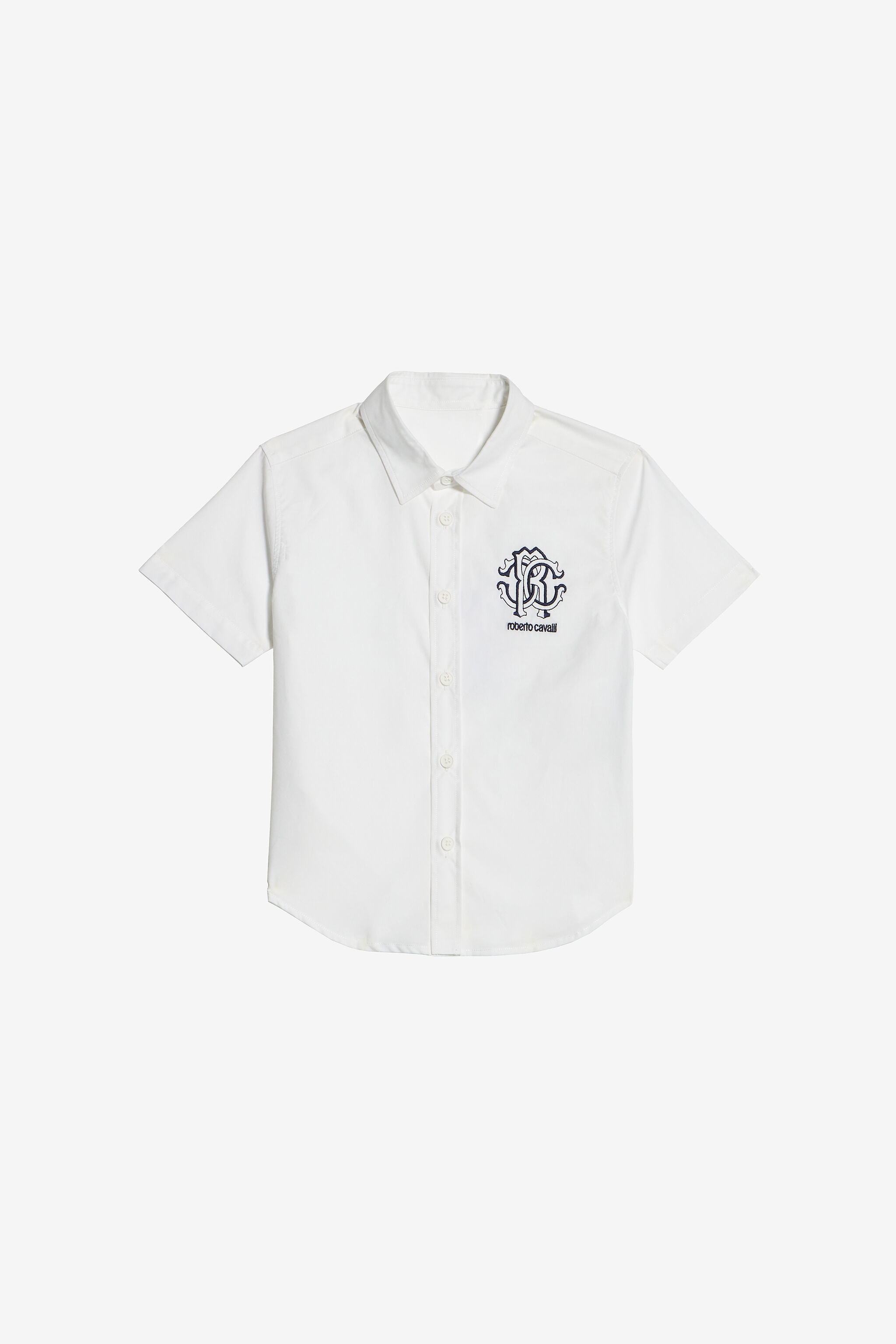 JU Shirt With RC Monogram And Logo OPTICAL WHITE UJT703-CH004