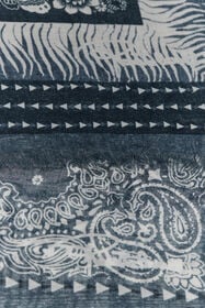 RC Châle Avec Motif Zèbre Et Logo Bleu TALR26-IR043