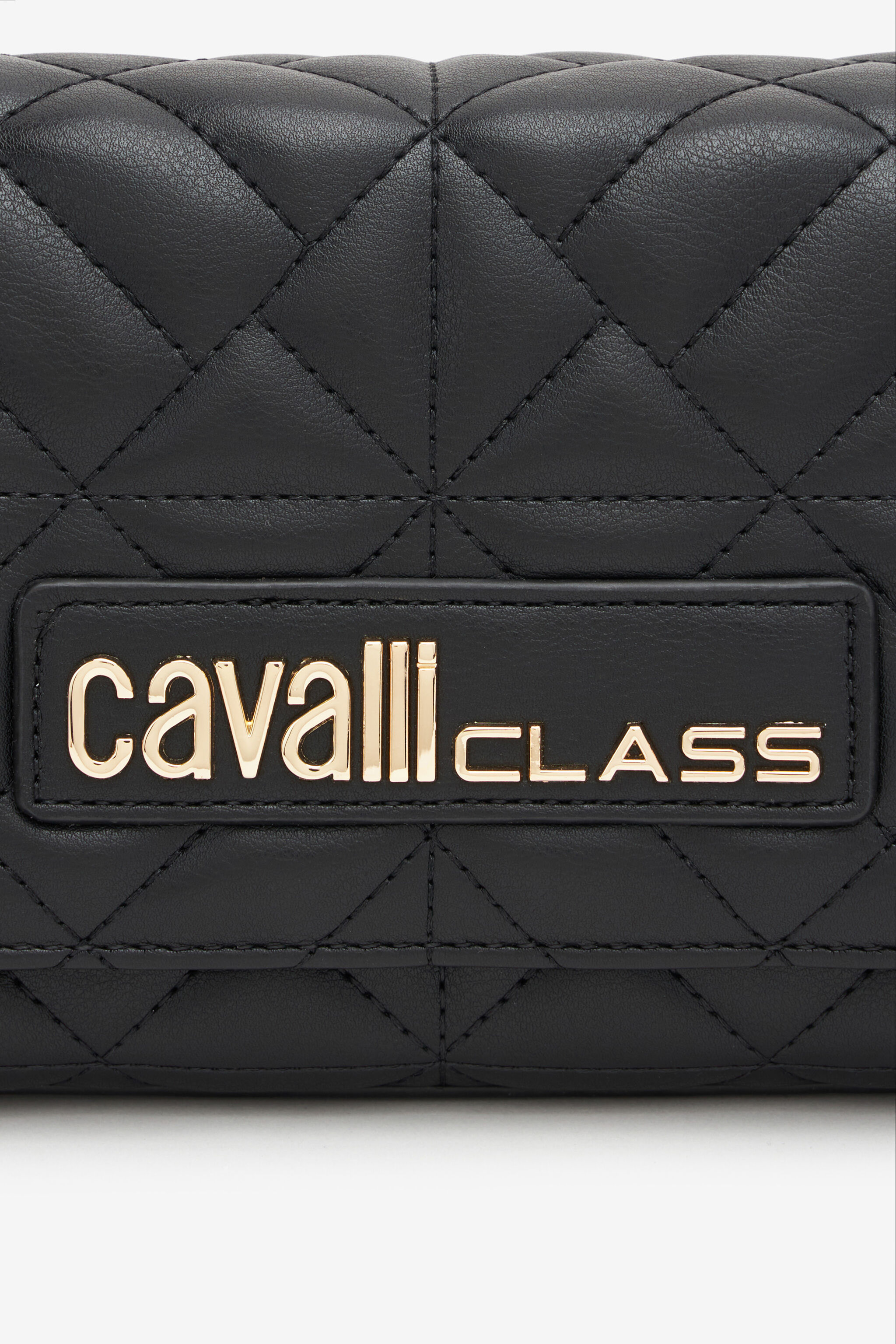 Bag with Cavalli Class chain shoulder strap in Black for Women