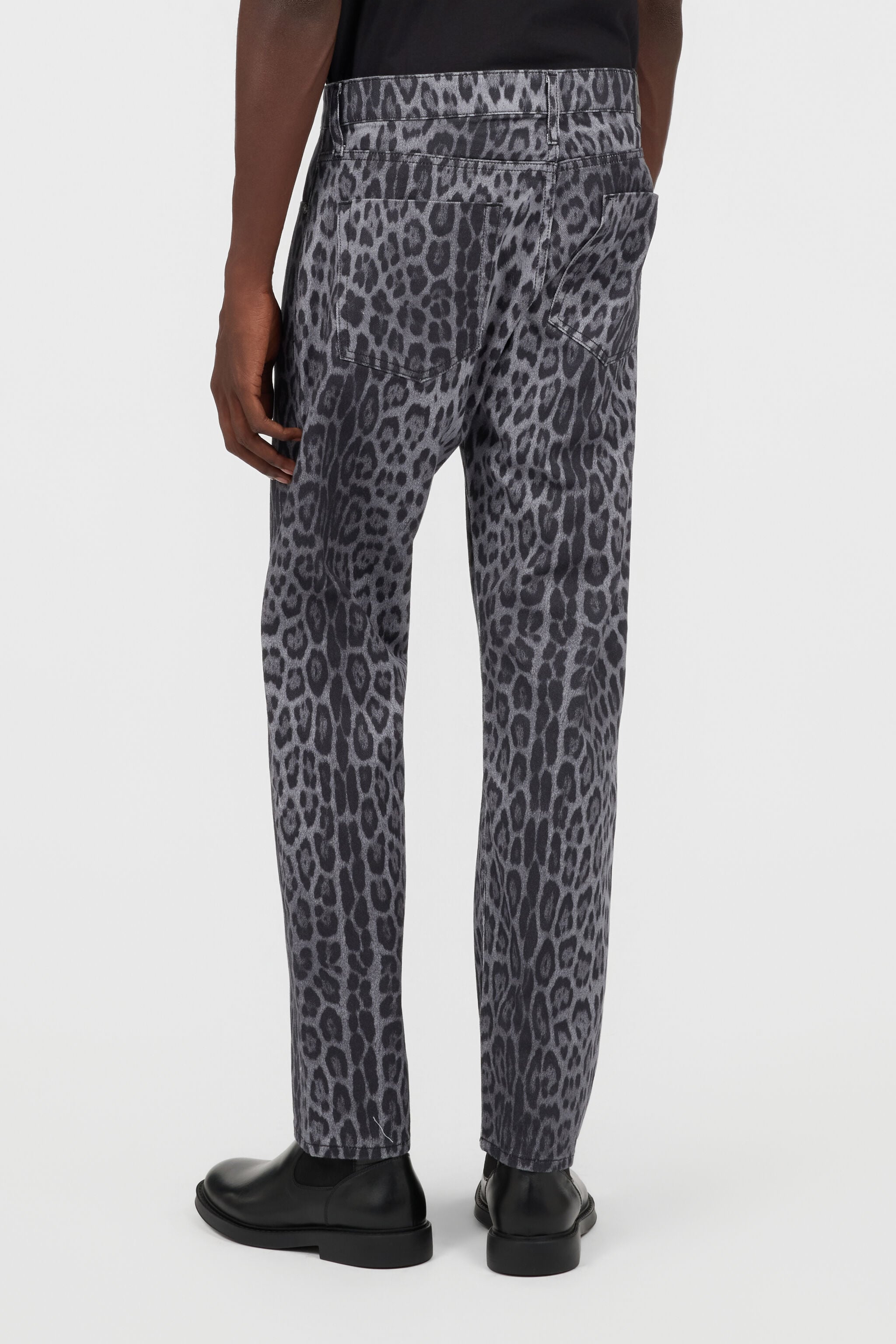 RC Skinny-Denim-Hose mit Jaguar-Print RC Skinny-Denim-Hose mit Jaguar-Print BLACK/ANTHRACITE TOJ20H-DY012