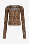 JC T-Shirt Imprimé Léopard JC T-Shirt Imprimé Léopard BEIGE VFT208-VF331