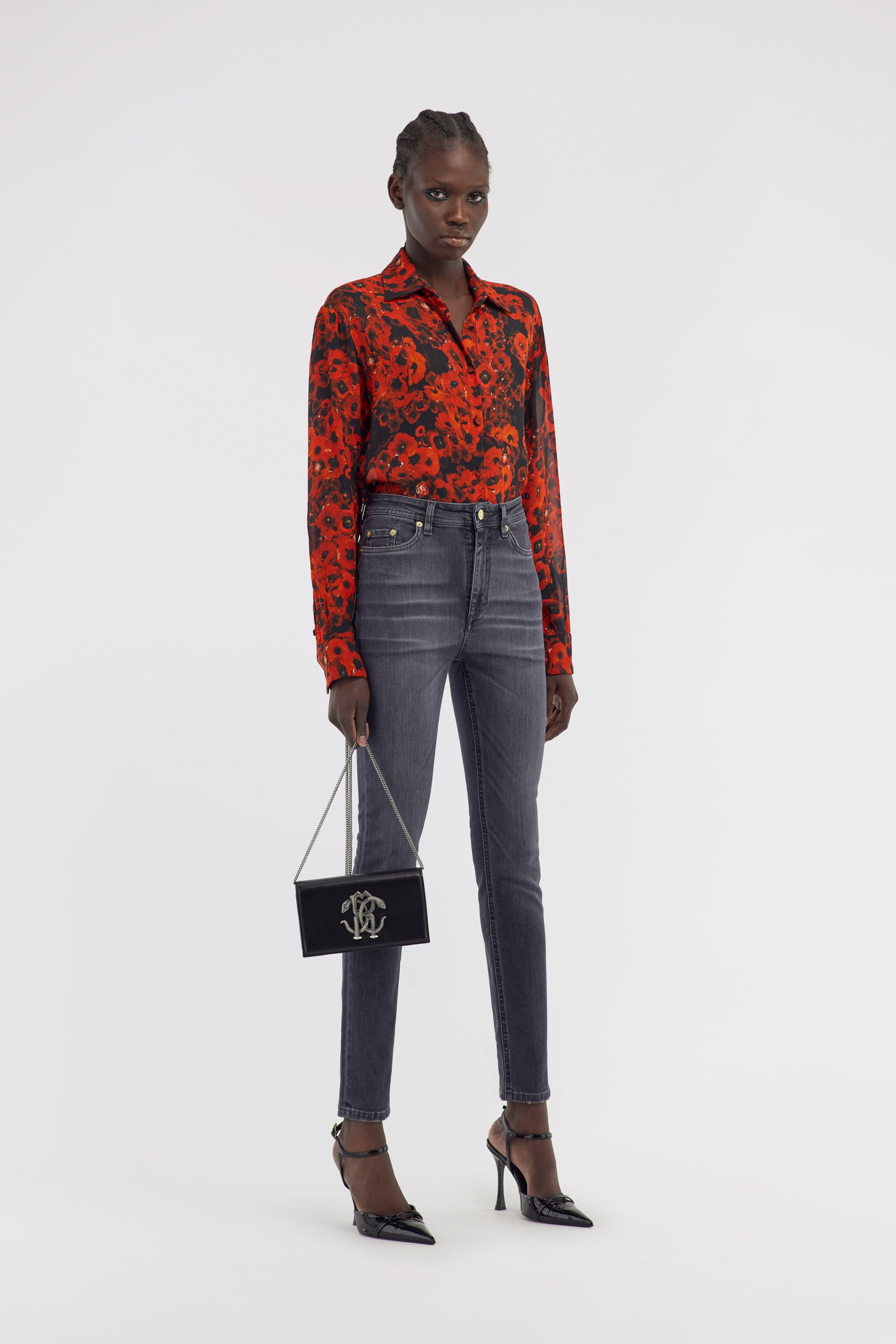 RC Skinny jeans with RC Dark gray NOJ21E-DS002