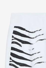 JU Zebra-Print Sports Shorts And RC Monogram White UJT25A-CF050