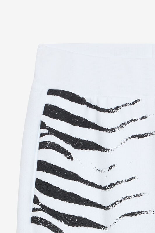 JU Zebra-Print Sports Shorts And RC Monogram JU Zebra-Print Sports Shorts And RC Monogram White UJT25A-CF050