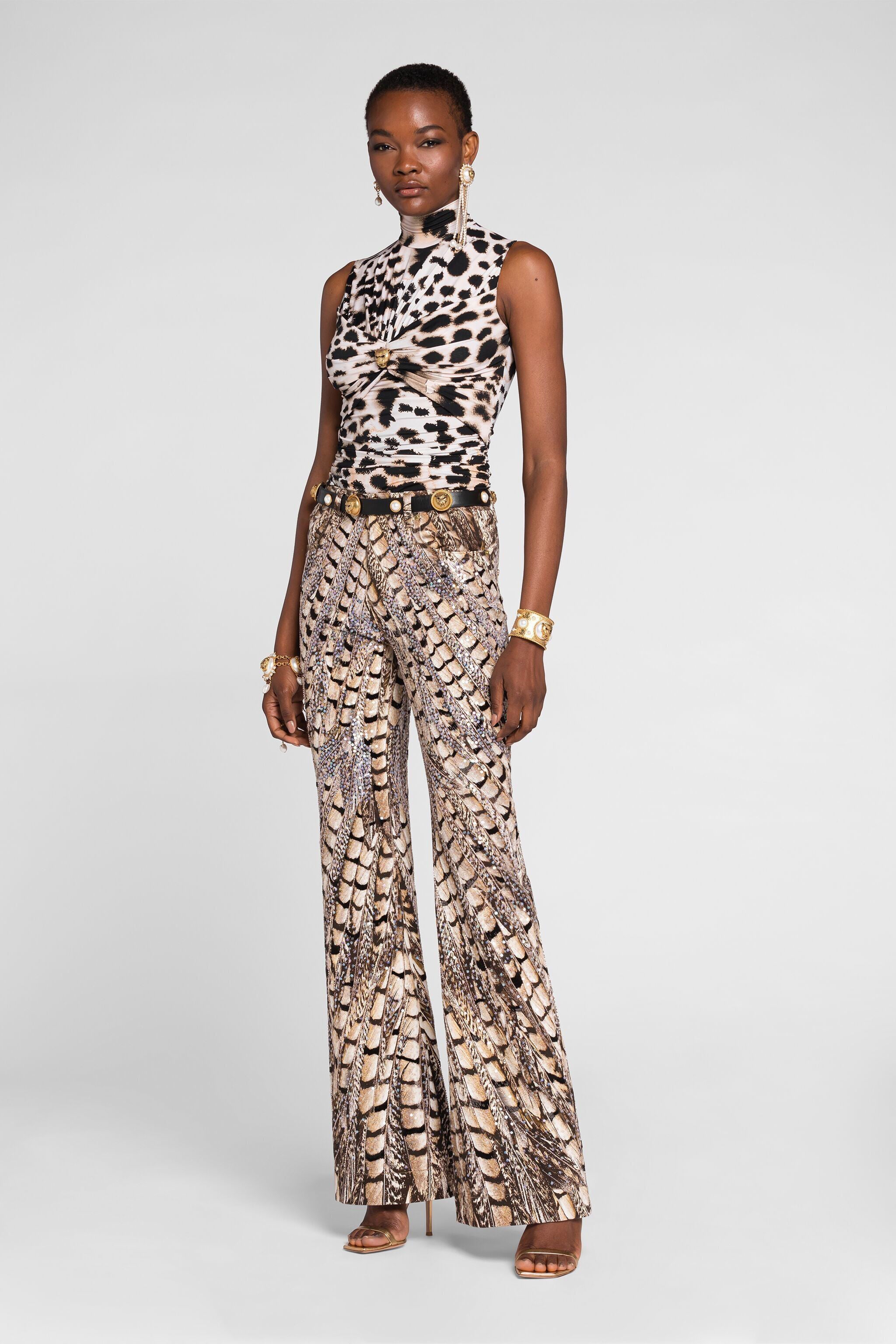 RC Murena Print Top RC Murena Print Top Black/White QKT637-LNF49